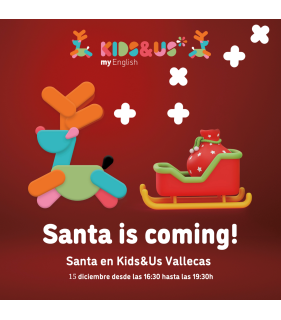 VALLECAS. 15-10. SANTA IS COMING. 3-8 AÑOS